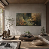 Hidden Marsh - hand-painted bird oil painting on canvas detail 5 by Realoilart