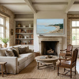 Coastal Calm — hand-painted oil painting on canvas