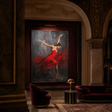 Arabesque displayed in an arched interior