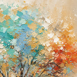 Prism Canopy abstract oil painting, hand-painted on canvas