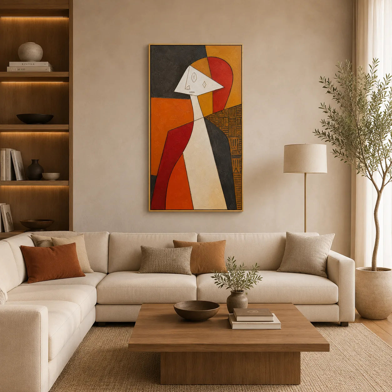Poise - hand-painted portrait oil painting on canvas by Realoilart
