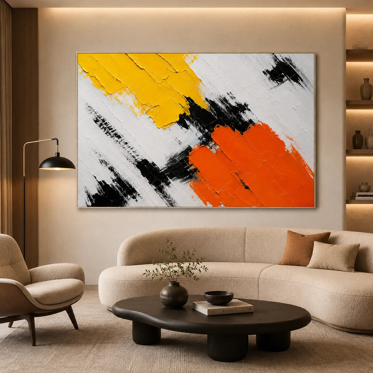 Crescendo - hand-painted landscape oil painting on canvas by Realoilart