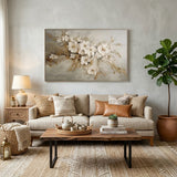 Gentle Blossom — hand-painted oil painting on canvas