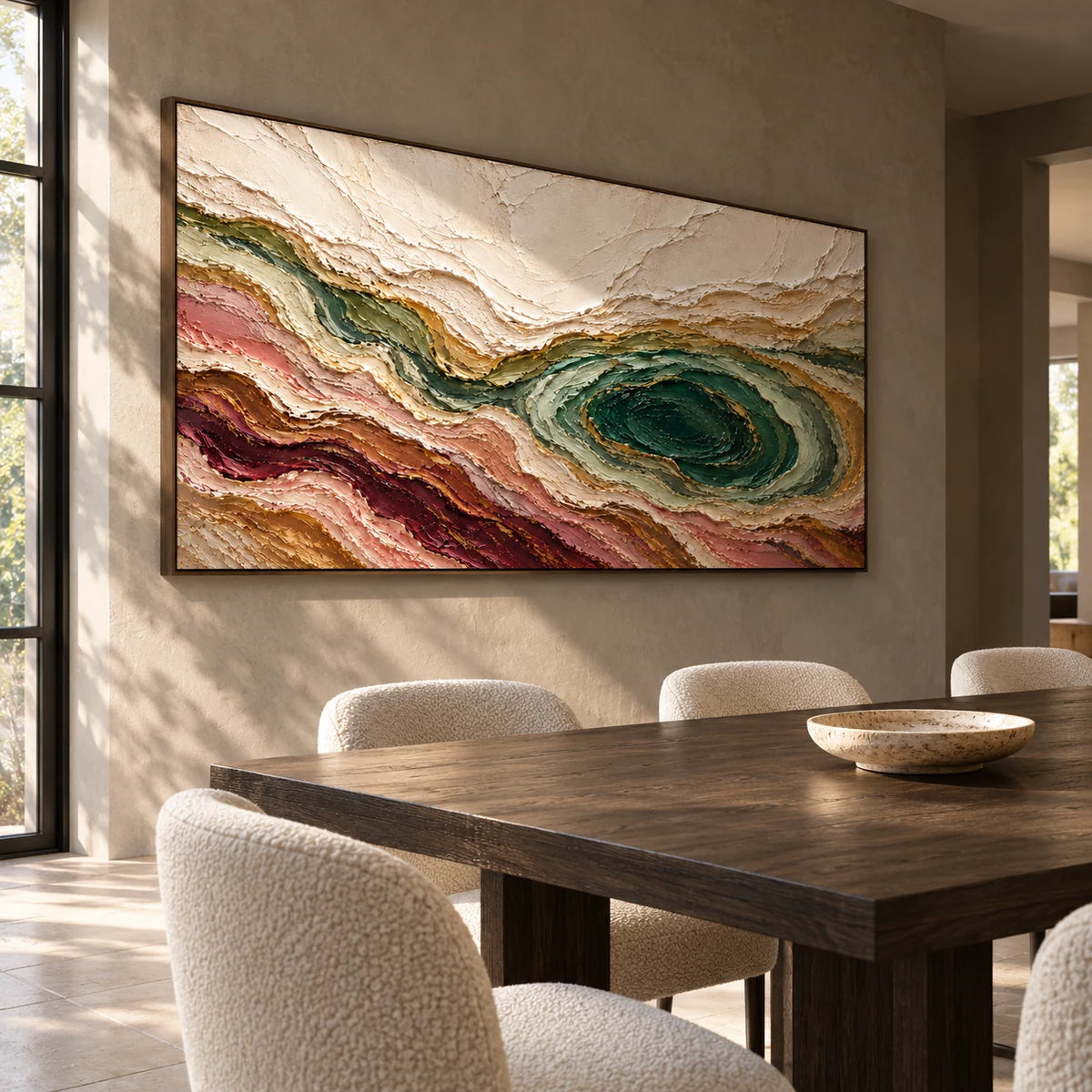 Mineral Refrain - dining room, left view