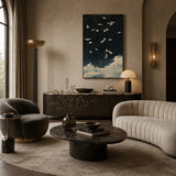 Nightward Flight — hand-painted oil painting on canvas