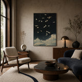 Nightward Flight — hand-painted oil painting on canvas
