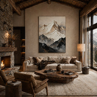 Summit Veil — hand-painted oil painting on canvas