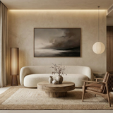 Stormlit Shore — hand-painted oil painting on canvas