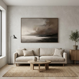 Stormlit Shore — hand-painted oil painting on canvas