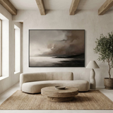 Stormlit Shore — hand-painted oil painting on canvas