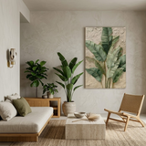 Tropical Whisper — hand-painted oil painting on canvas