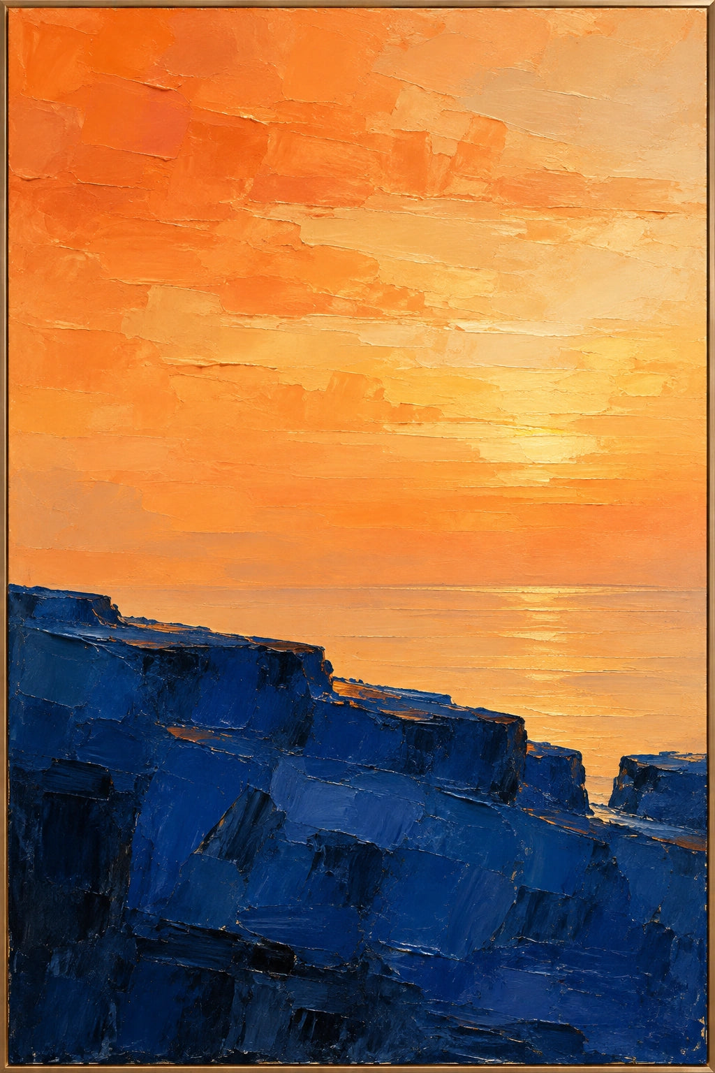Blue Cliff Glow - Original