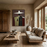 Silent Ceremony — hand-painted oil painting on canvas