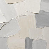Pale Quarry abstract oil painting, hand-painted on canvas