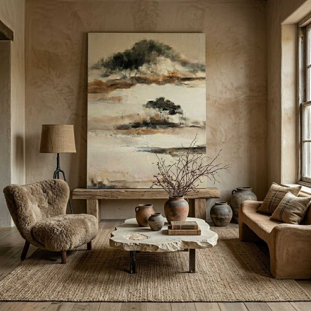 Whispering Shores - hand-painted coastal oil painting on canvas detail 2 by Realoilart