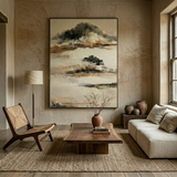 Whispering Shores — hand-painted oil painting on canvas