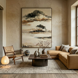 Whispering Shores — hand-painted oil painting on canvas