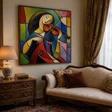 Sonata Prism abstract oil painting, hand-painted on canvas