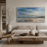 Coastal Drift - hand-painted oil painting on canvas by Realoilart