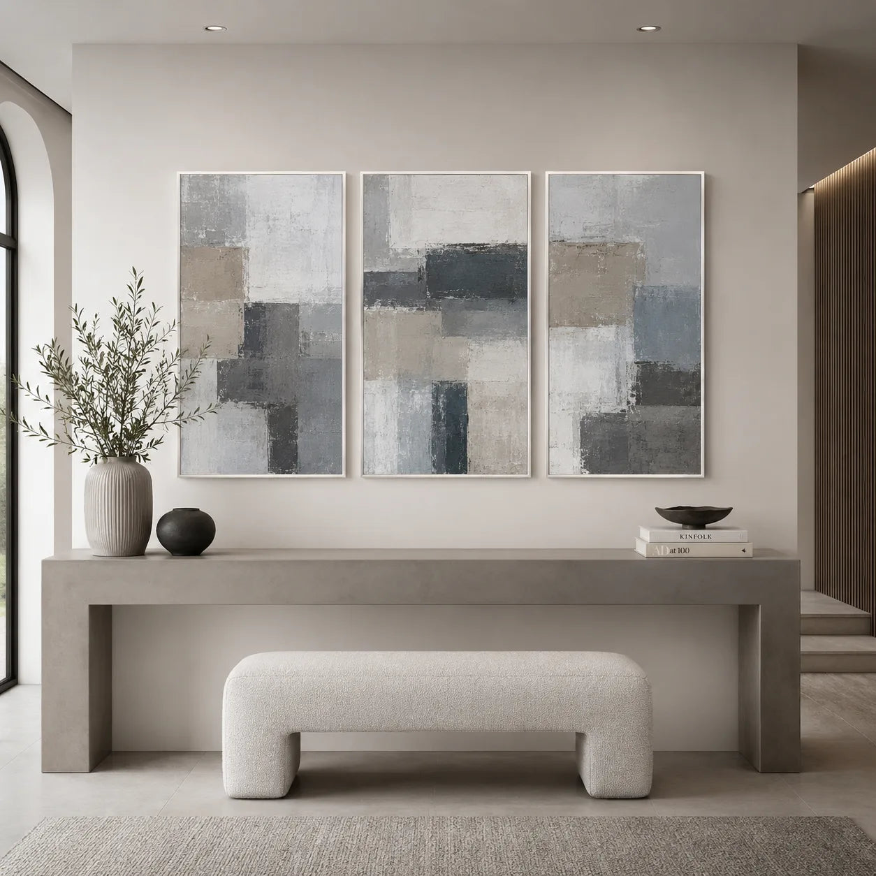 Muted Measure - hand-painted landscape oil painting on canvas by Realoilart