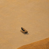 Lone Horizon abstract oil painting, hand-painted on canvas