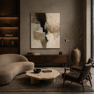 Quiet Rift — hand-painted oil painting on canvas