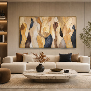 Honeyed Forms - hand-painted oil painting on canvas by Realoilart