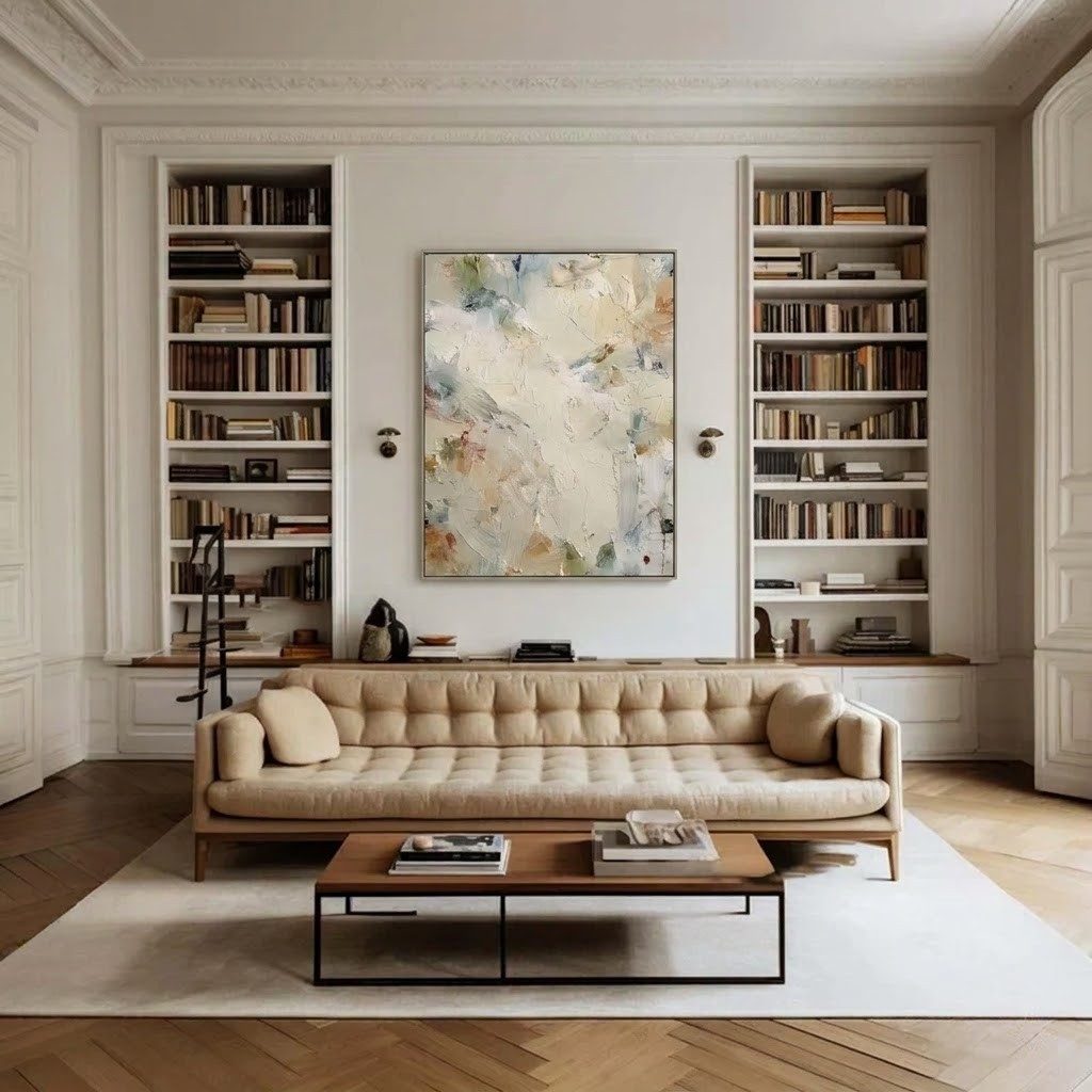 Soft Awakening - hand-painted floral oil painting on canvas by Realoilart