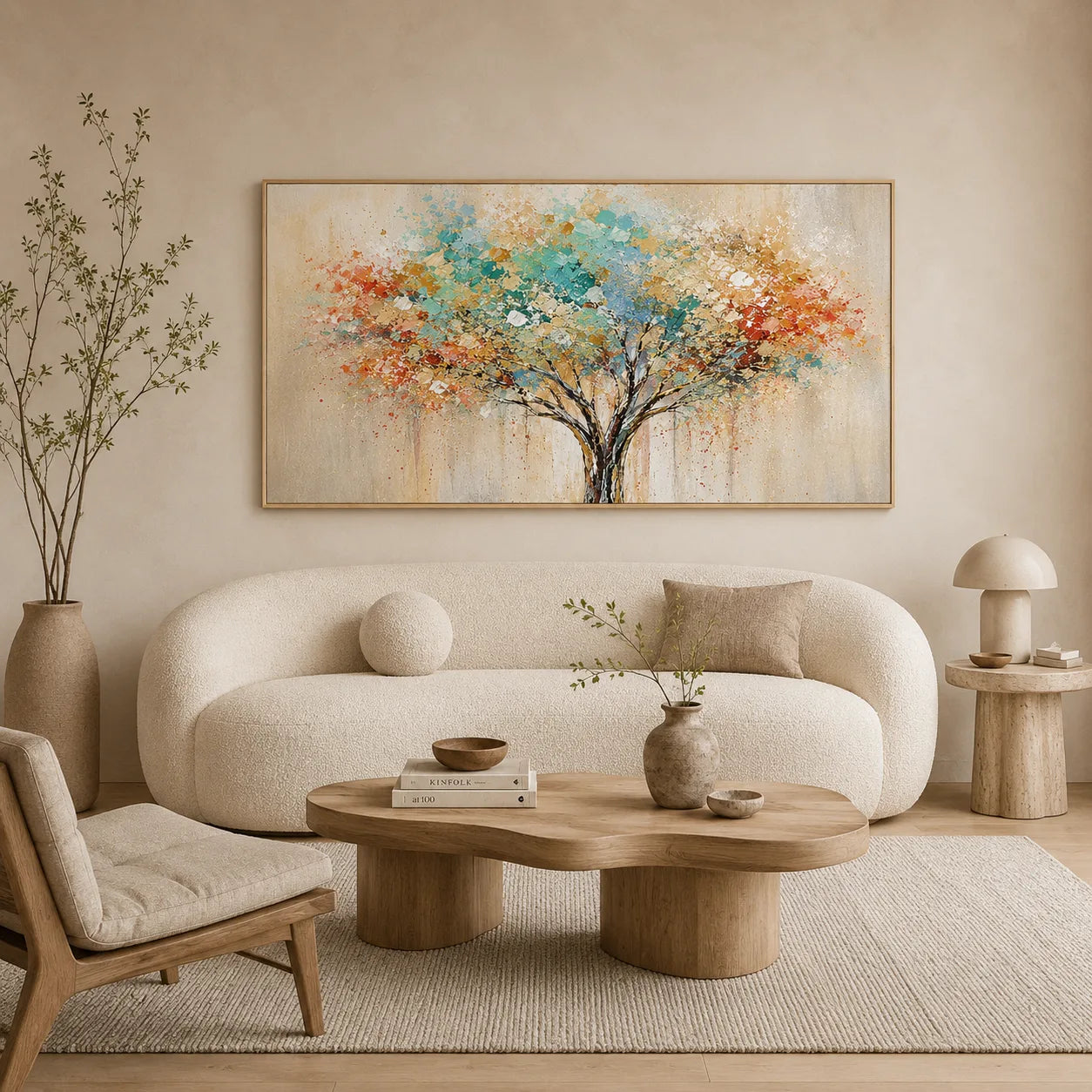 Vernal Crown - hand-painted landscape oil painting on canvas by Realoilart