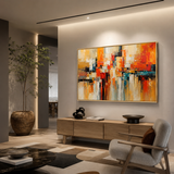 Amber Tide - hand-painted oil painting on canvas by Realoilart