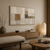 Earthen Mosaic - hand-painted oil painting on canvas by Realoilart