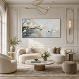 Blooming Tranquility — hand-painted oil painting on canvas