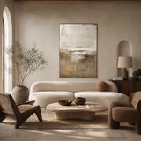 Muted Reflection — hand-painted oil painting on canvas