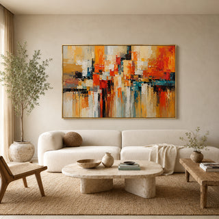 Amber Tide - hand-painted oil painting on canvas by Realoilart