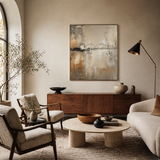 Soft Reflection — hand-painted oil painting on canvas