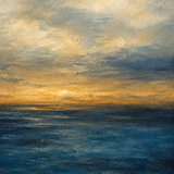 Golden Horizon - hand-painted oil painting on canvas by Realoilart