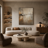 Soft Reflection — hand-painted oil painting on canvas