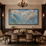 Petal Haze - hand-painted oil painting on canvas by Realoilart