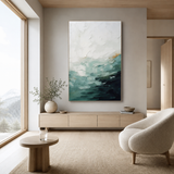 Azure Horizon — hand-painted oil painting on canvas