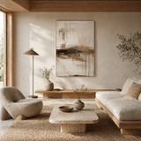Faded Horizon — hand-painted oil painting on canvas