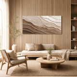 Desert Strata - hand-painted landscape oil painting on canvas detail 3 by Realoilart