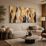 Honeyed Forms - hand-painted oil painting on canvas by Realoilart