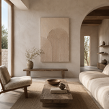 Arched Rhythm — hand-painted oil painting on canvas