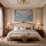 Petal Haze - hand-painted oil painting on canvas by Realoilart