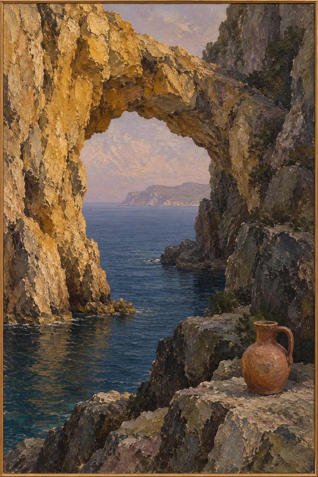 Arch over Water — Seascape oil painting