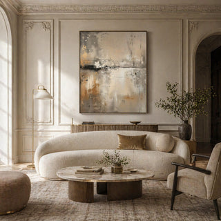 Soft Reflection — hand-painted oil painting on canvas
