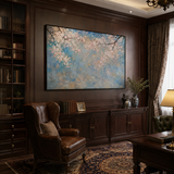 Petal Haze - hand-painted oil painting on canvas by Realoilart