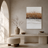 Earthen Horizon — hand-painted oil painting on canvas