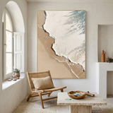 Shoreline Foam — hand-painted oil painting on canvas