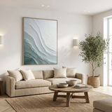 Serene Current — hand-painted oil painting on canvas